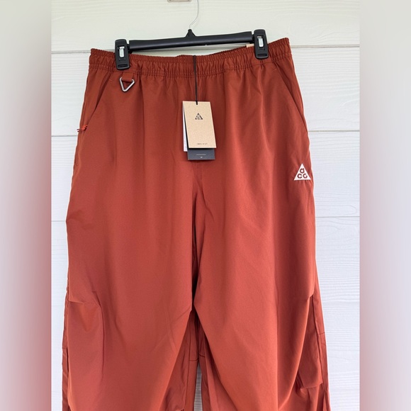 Nike ACG Dri-Fit Pants Women’s M Brown Loose Fit Hiking Outdoor UPF 40+ - Picture 3 of 13